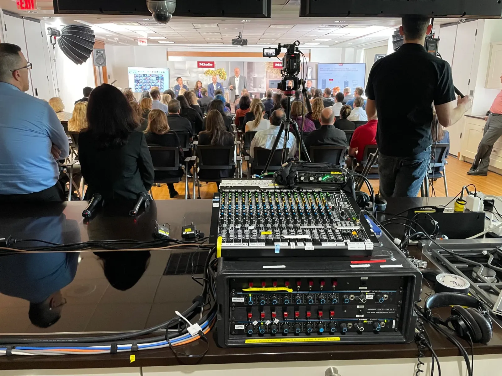 Event PA system setup