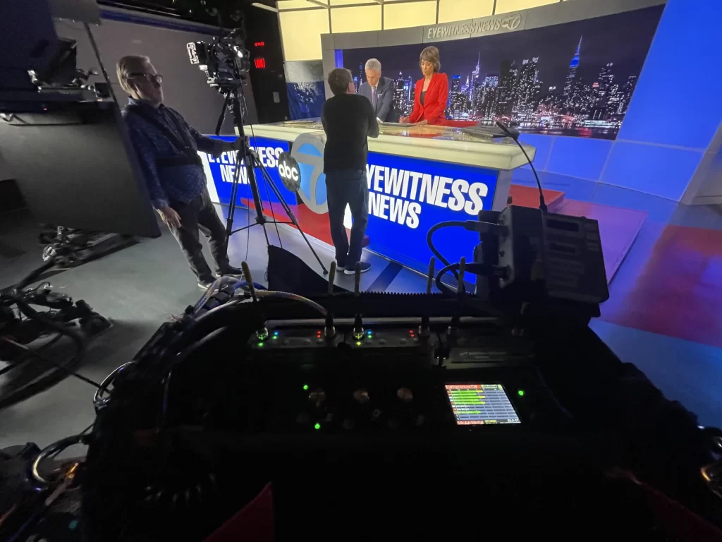 On-location broadcast production